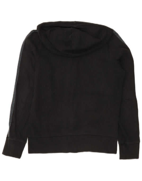 Adidas Dame Hættetrøje Sweater UK 10 Small Black Bomuld