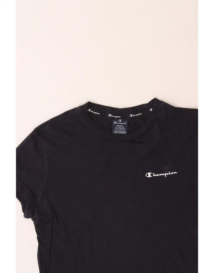 CHAMPION Mens T-Shirt Top Small Navy Blue Vintage Champion and Second-Hand Champion from Messina Hembry 