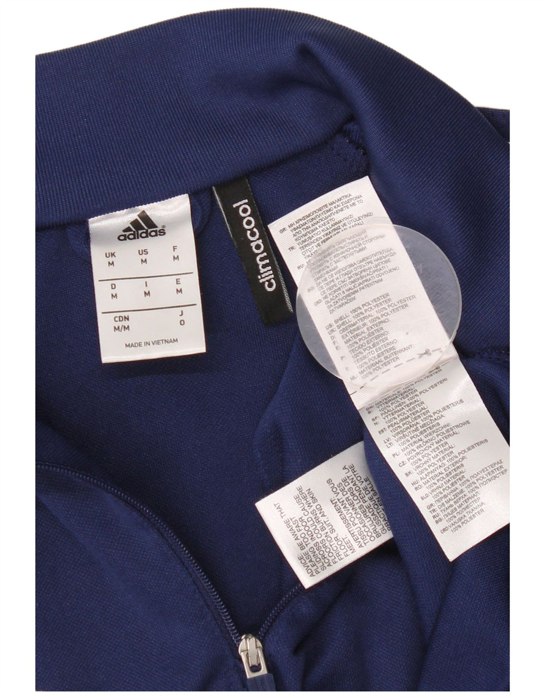 Adidas Herre Climacool Pullover Træningsdragt Top Medium Navy Blue Colourblock