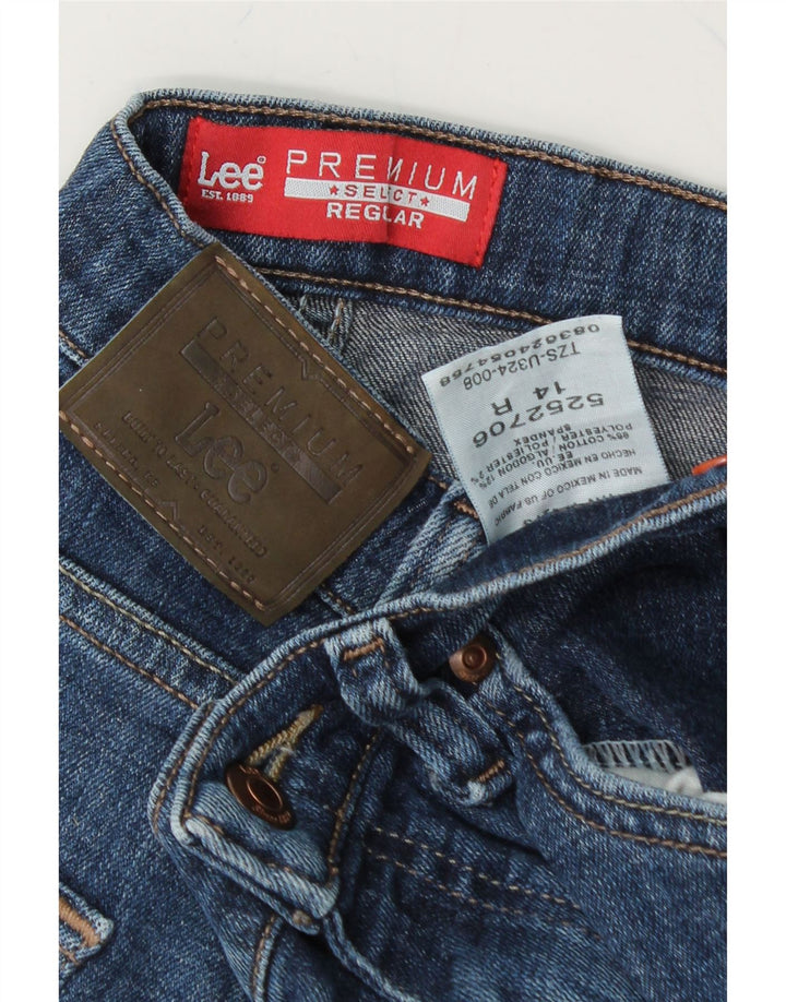LEE Boys Straight Jeans 13-14 Years W28 L27 Blue Cotton Vintage Lee and Second-Hand Lee from Messina Hembry 