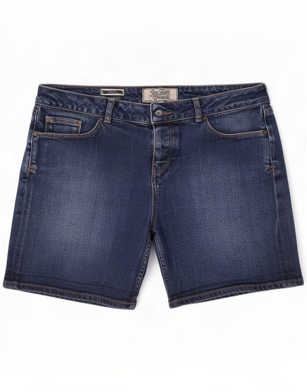 Fat Face Womens Denim Shorts UK 12 Medium W30 Blue Cotton