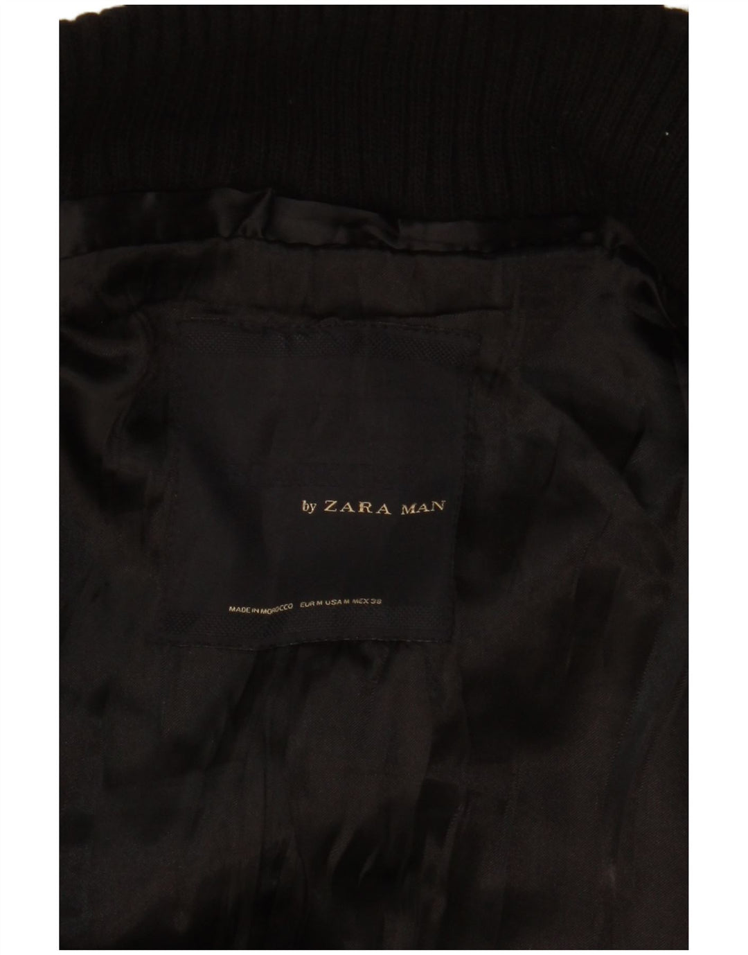 Zara Trench Coat til mænd UK 38 Medium Sort