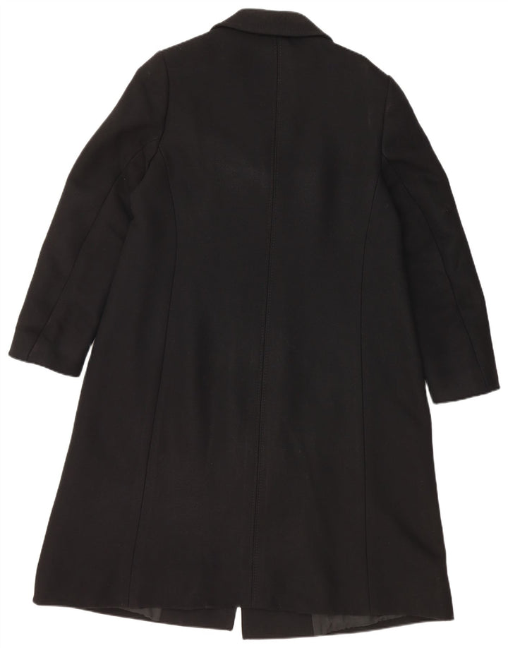 VINTAGE Dameoverfrakke UK 14 Medium Sort