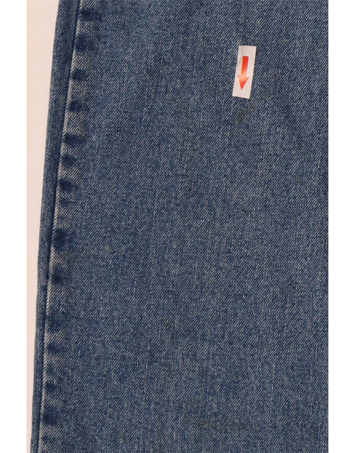Armani Straight Jeans til mænd W36 L34 Blå Bomuld