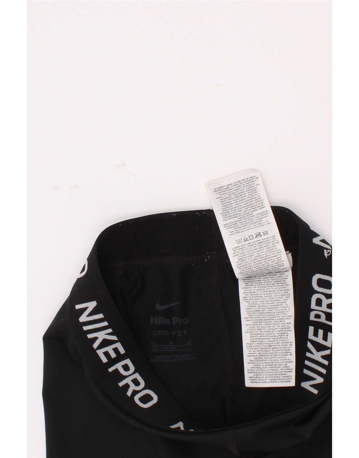 Nike piger Dri Fit grafiske sportsshorts 10-11 år medium sort polyester