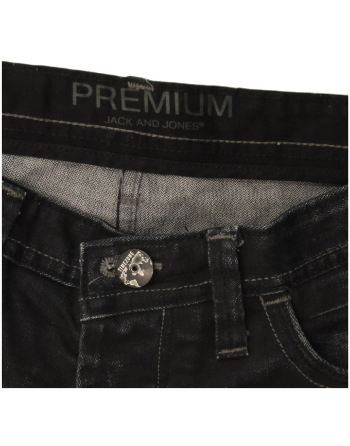 Jack & Jones Straight Jeans til mænd W36 L34 Sort