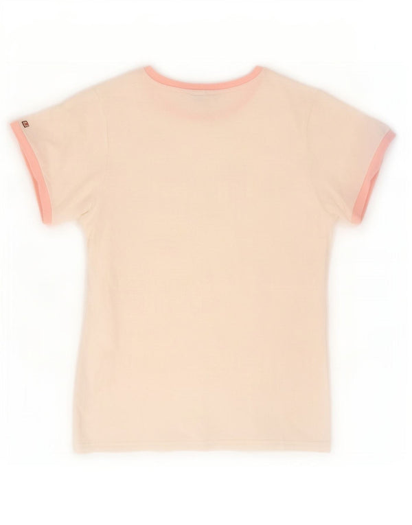 Puma Womens Graphic T-Shirt Top UK 14 Medium White