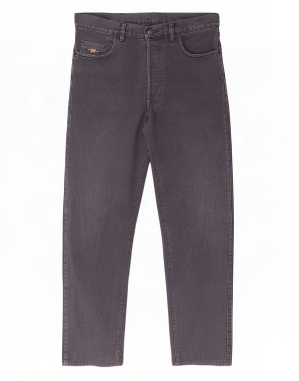 El Charro Straight Jeans til mænd W38 L29 Grå Bomuld