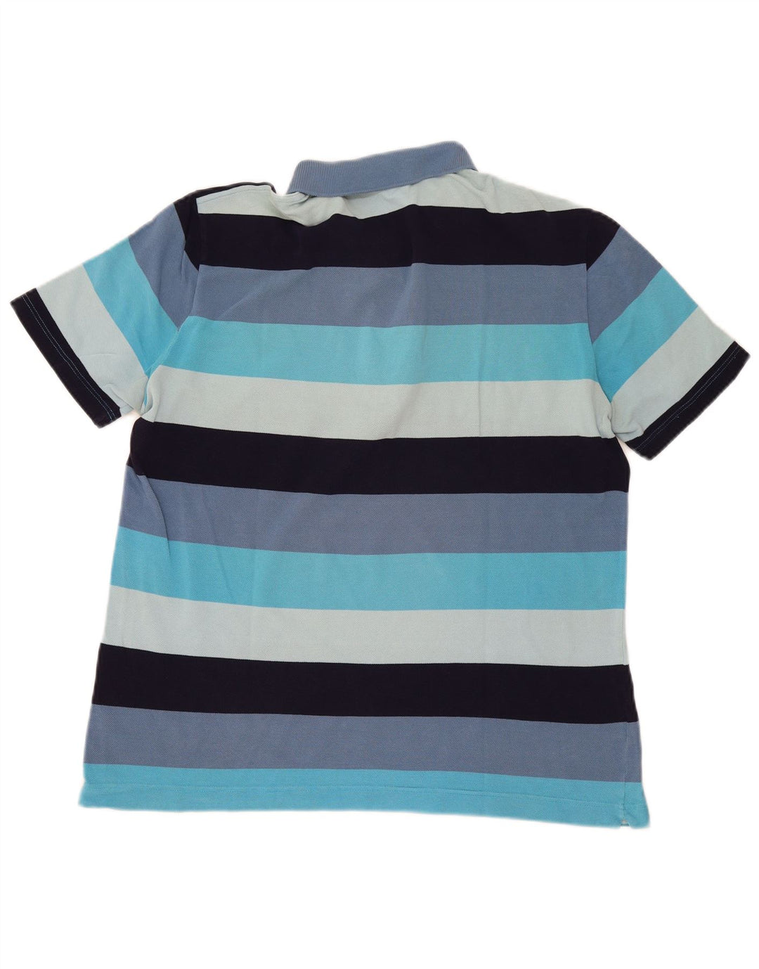 Lacoste herre poloskjorte str. 5 Stor flerfarvet stribet bomuld