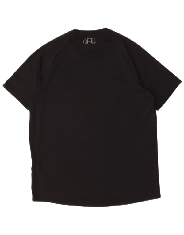 Under Armour Herre T-Shirt Top Medium Sort Polyester