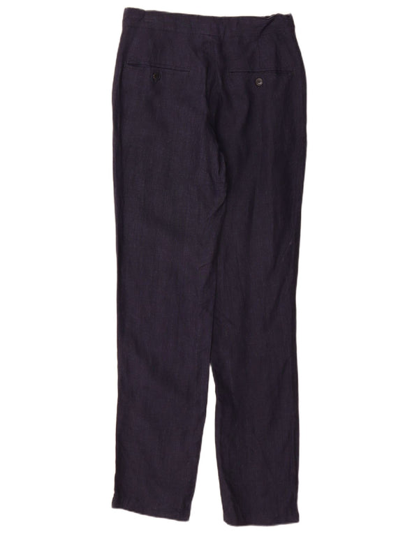 Zara Straight Chino Bukser Small W30 L32 Marineblå