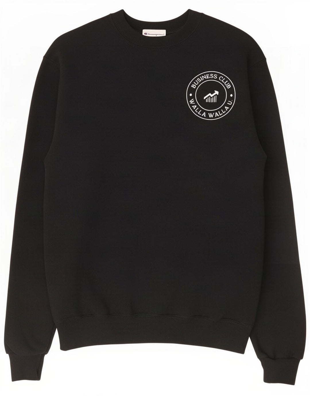 Champion Herre Grafisk Sweatshirt Jumper lille sort bomuld