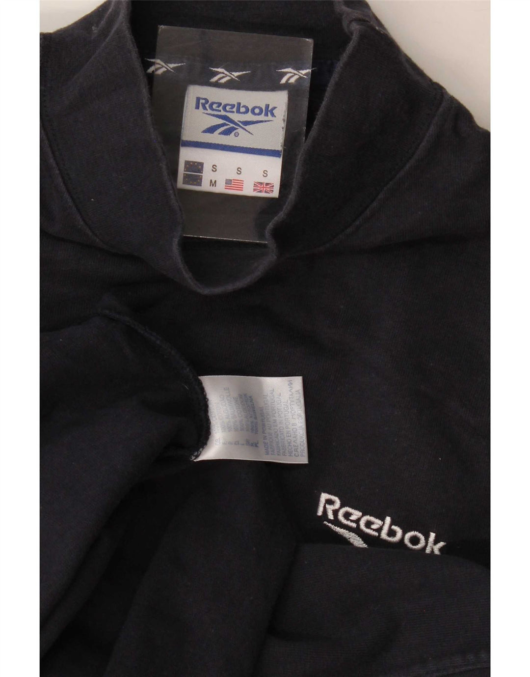 Reebok Herre Top Langærmet Lille Sort Bomuld