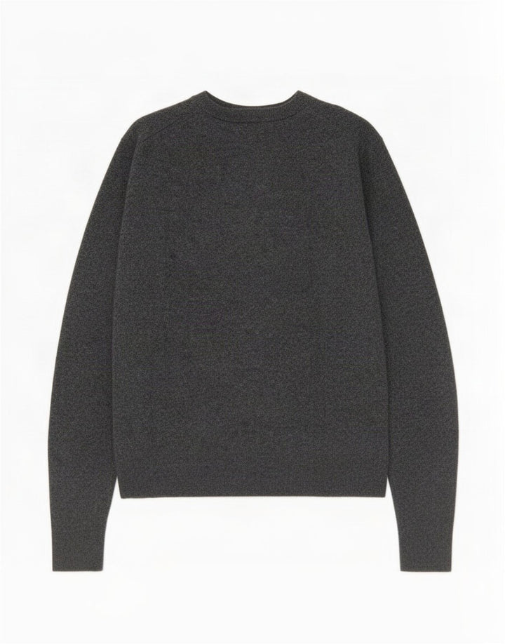 Gant Dame V-hals sweater UK 12 Medium Grey Uld