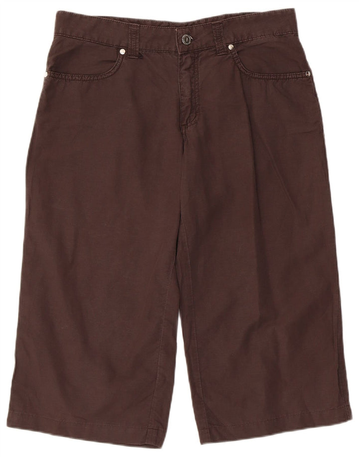 TRUSSARDI Bermuda Shorts til mænd W28 Små brune bomuld