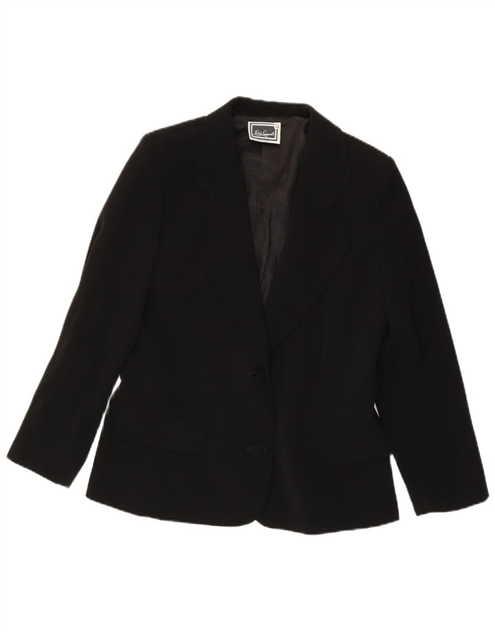 Luisa Spagnoli Dame 2-knaps blazerjakke IT 46 Stor sort polyester