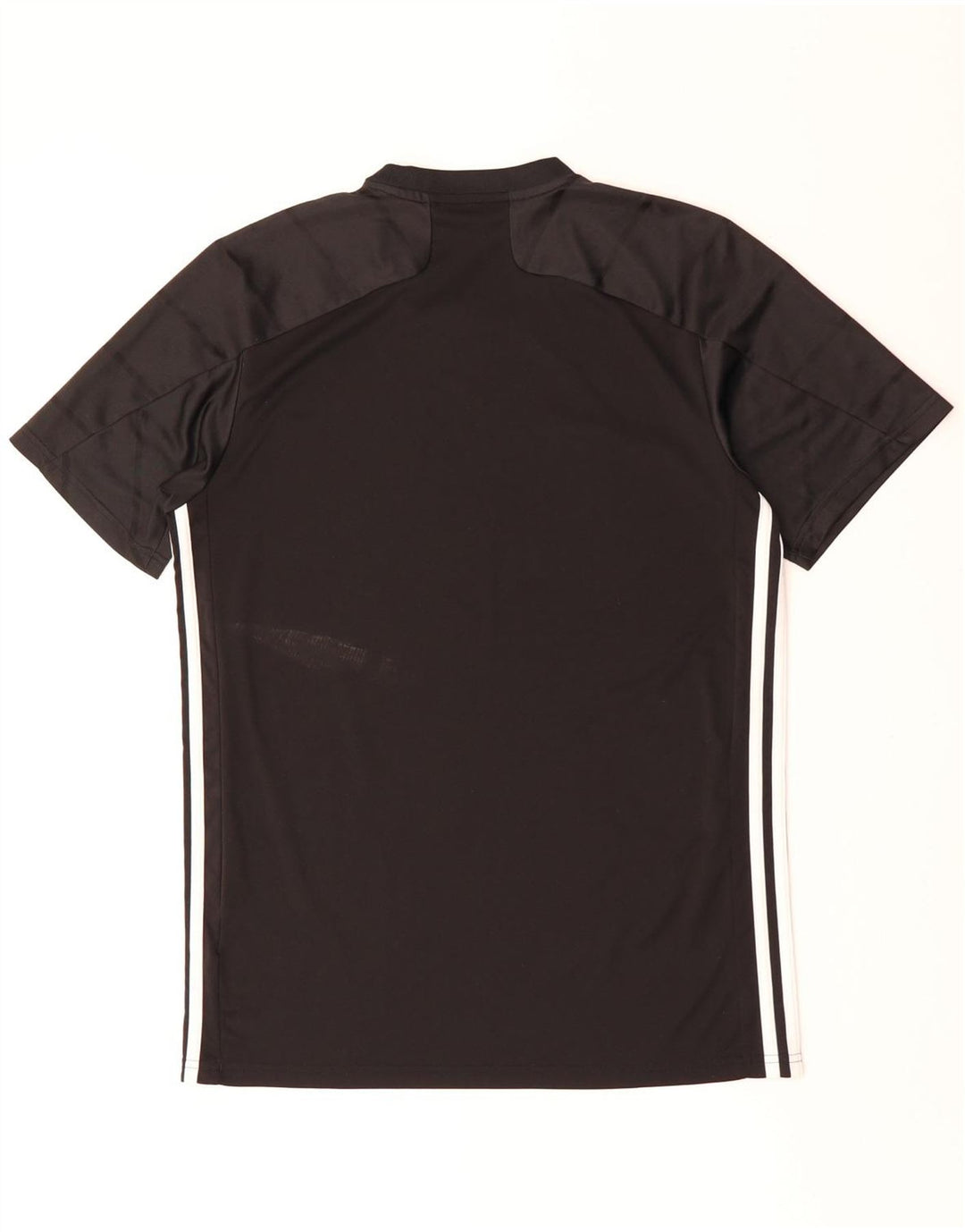 Adidas Herre Aeroready T-Shirt Top Medium Sort Nålestribet Polyester