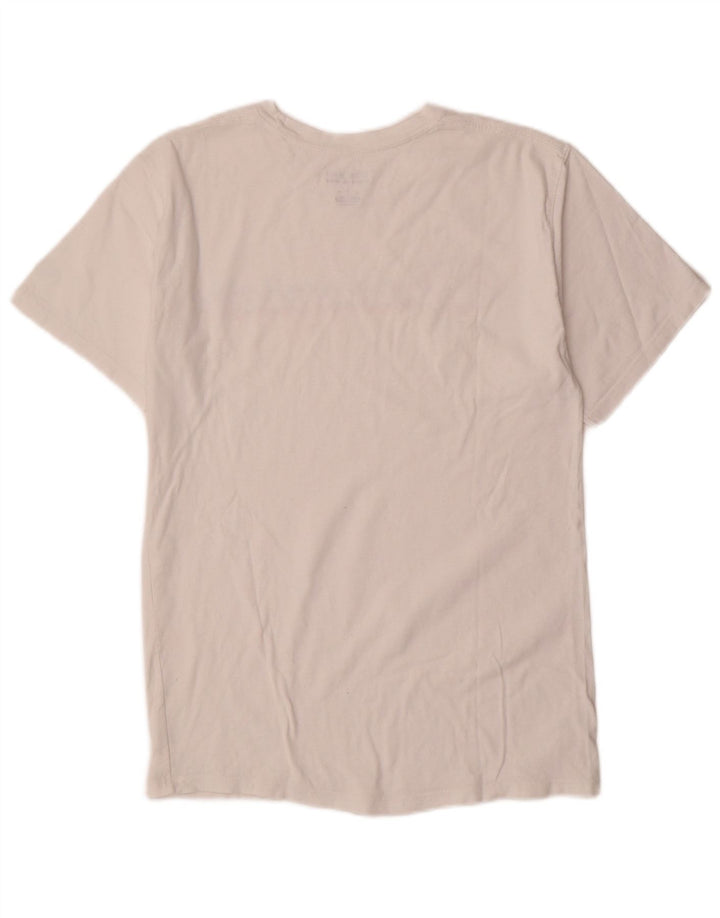 Champion Dame Grafisk T-Shirt Top UK 10 Small White