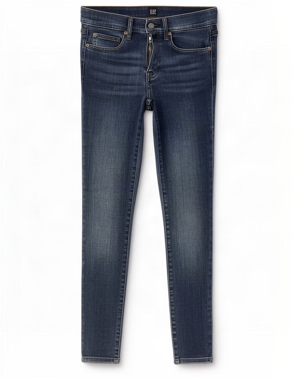 Gap Dame Skinny Jeans W28 L28 Blå Bomuld