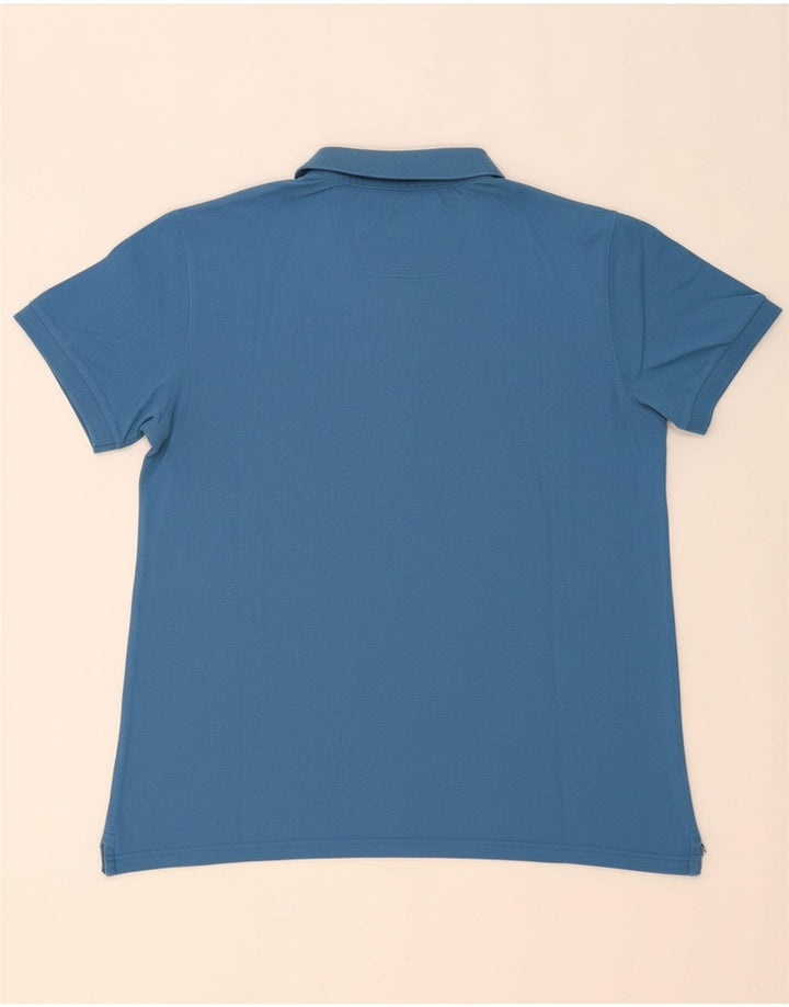 HUGO BOSS Mens Polo Shirt Large Blue