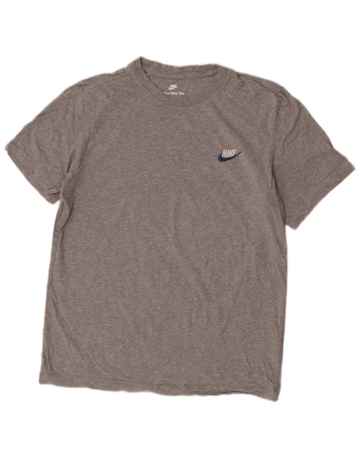 Nike T-shirt top mellem grå bomuld til mænd