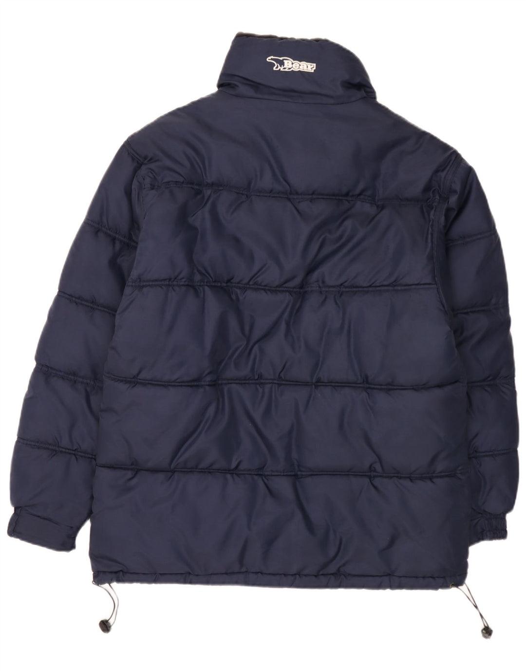 Bear Herre Vendbar polstret jakke UK 38 Medium Navy Blue Polyamid