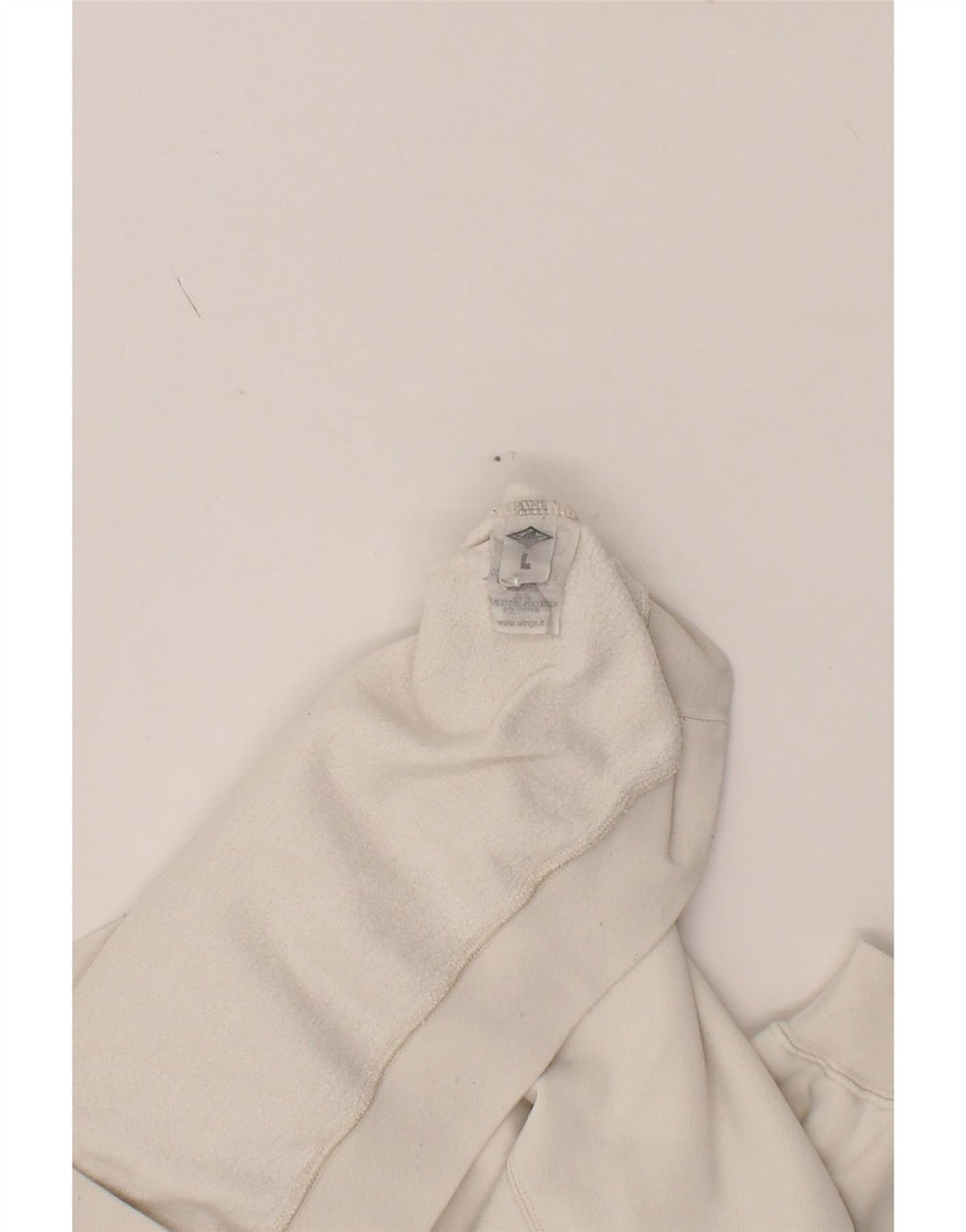 BEAR Mens Graphic Sweatshirt Jumper Large White Cotton Vintage Bear and Second-Hand Bear from Messina Hembry 