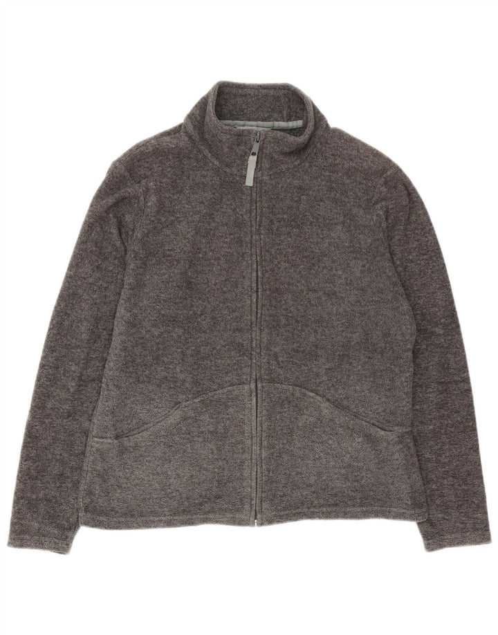Marks & Spencer Fleecejakke til kvinder UK 16 Stor grå polyester