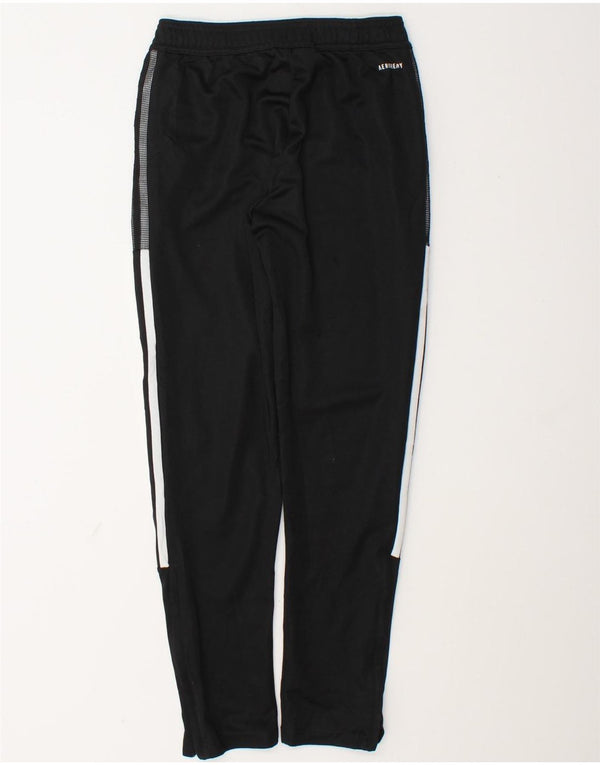 Adidas Boys Aeroready Tracksuit Bukser 11-12 år Sort Polyester