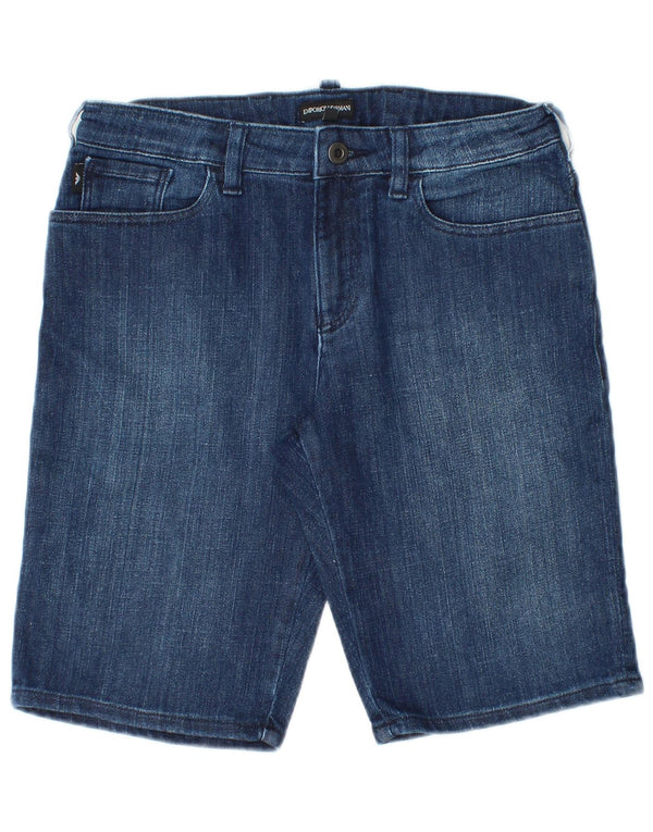 Emporio Armani drenge denimshorts 13-14 år W28 blå bomuld