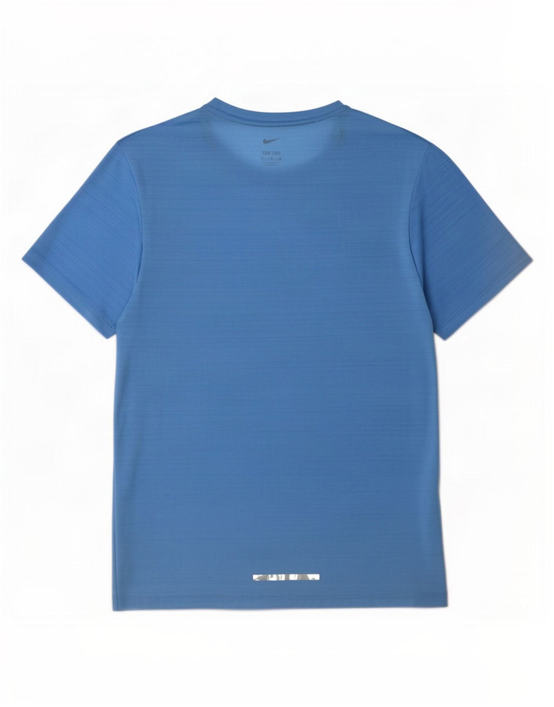 Nike Herre Dri Fit T-Shirt Top Lille Blå Nålestribet Polyester