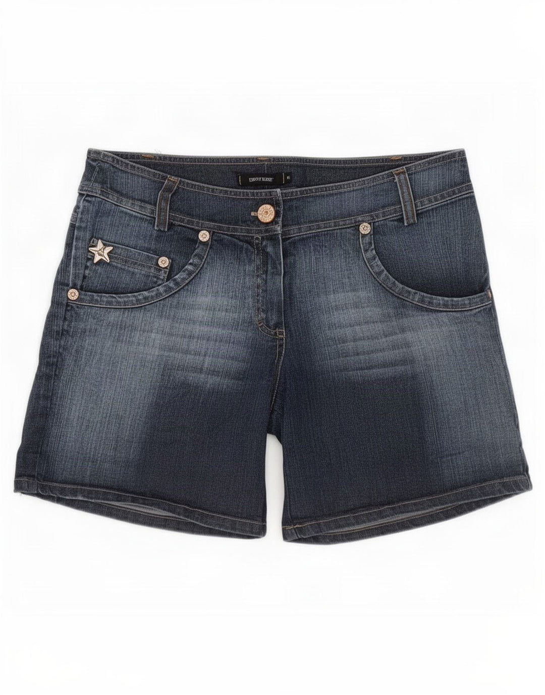 Denny Rose Dame denim Shorts Små W30 Blå Bomuld