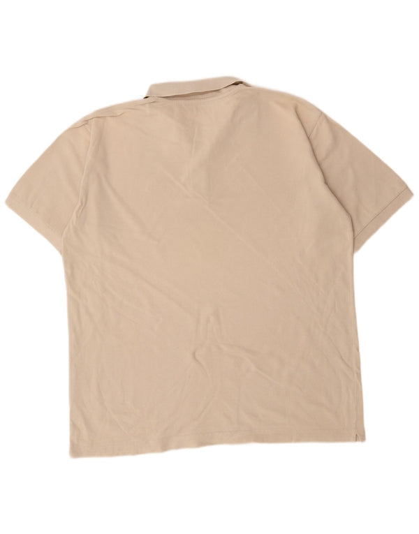 Kappa Polo Shirt til mænd XL Beige Bomuld
