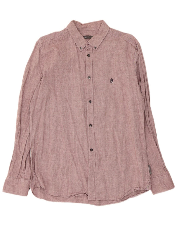French Connection Herreskjorte Stor Pink Bomuld