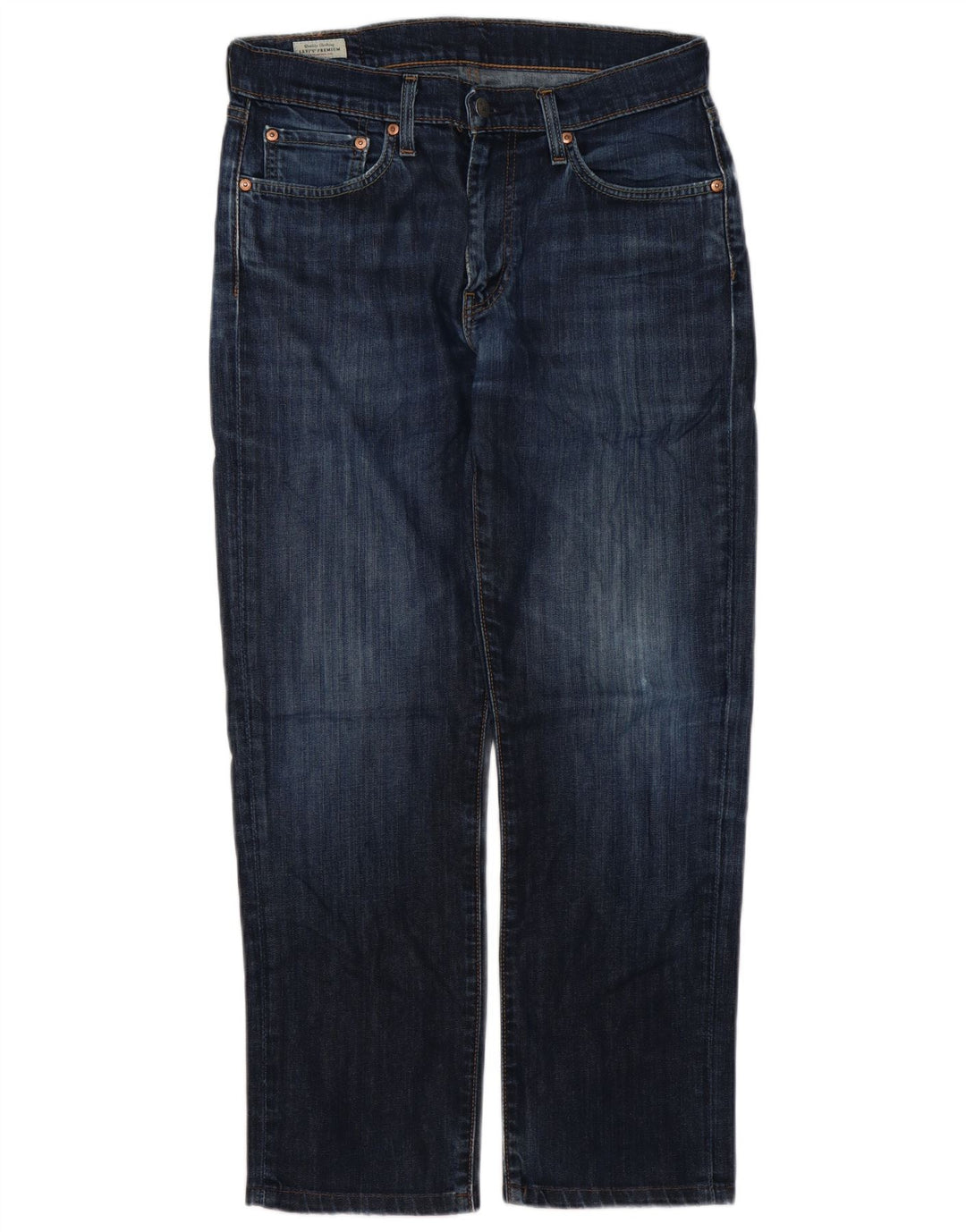 Levi's Herre 514 lige jeans W31 L28 Marineblå
