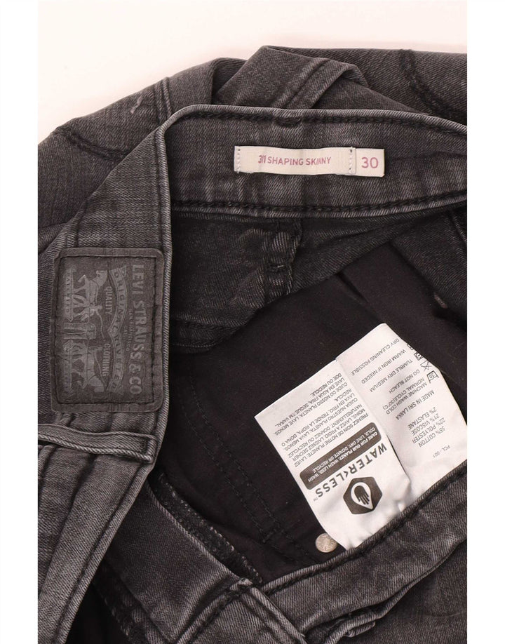 Levi's Womens 311 Shaping Skinny Jeans W30 L29 Grå
