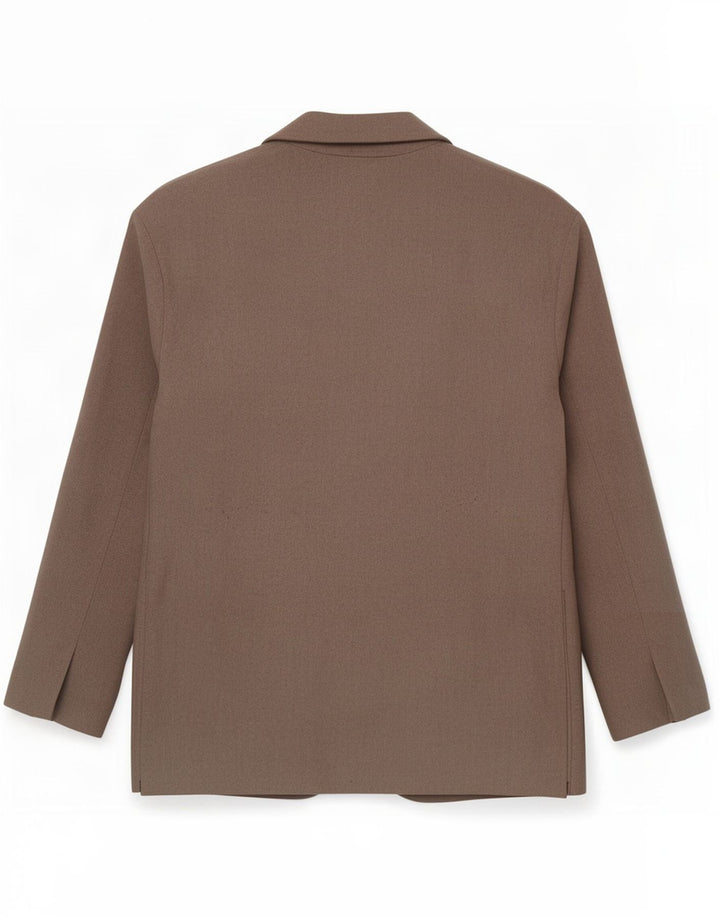 Marks & Spencer Dame Oversized Overfrakke UK 20 2XL Grå Polyester