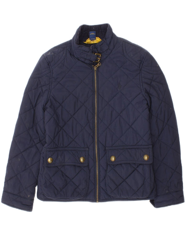 Polo Ralph Lauren piger quiltet jakke 6-7 år Lille marineblå polyester