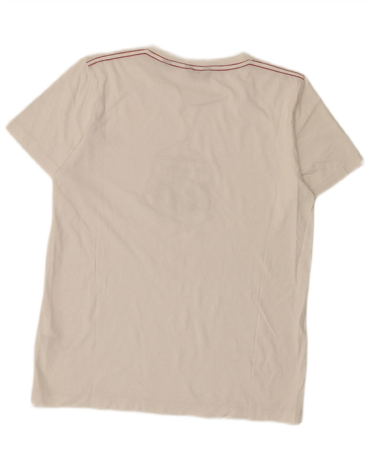 Gant Boys Grafisk T-Shirt Top 13-14 År Hvid Bomuld