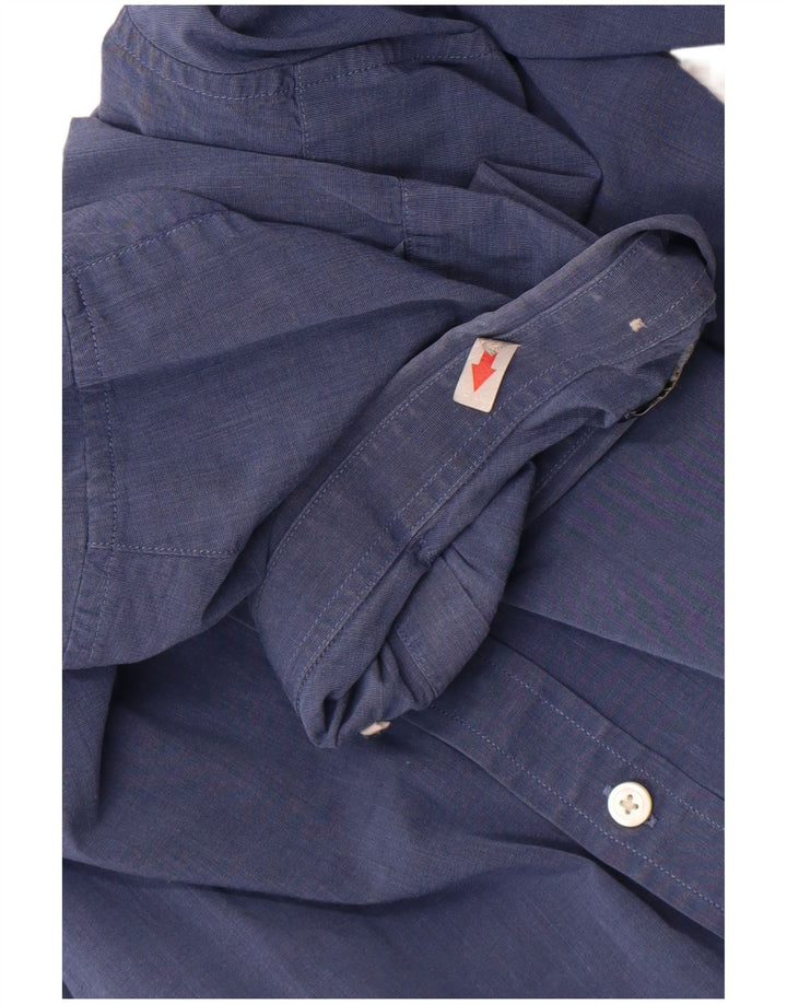 Fred Perry drengeskjorte 10-11 år blå bomuld