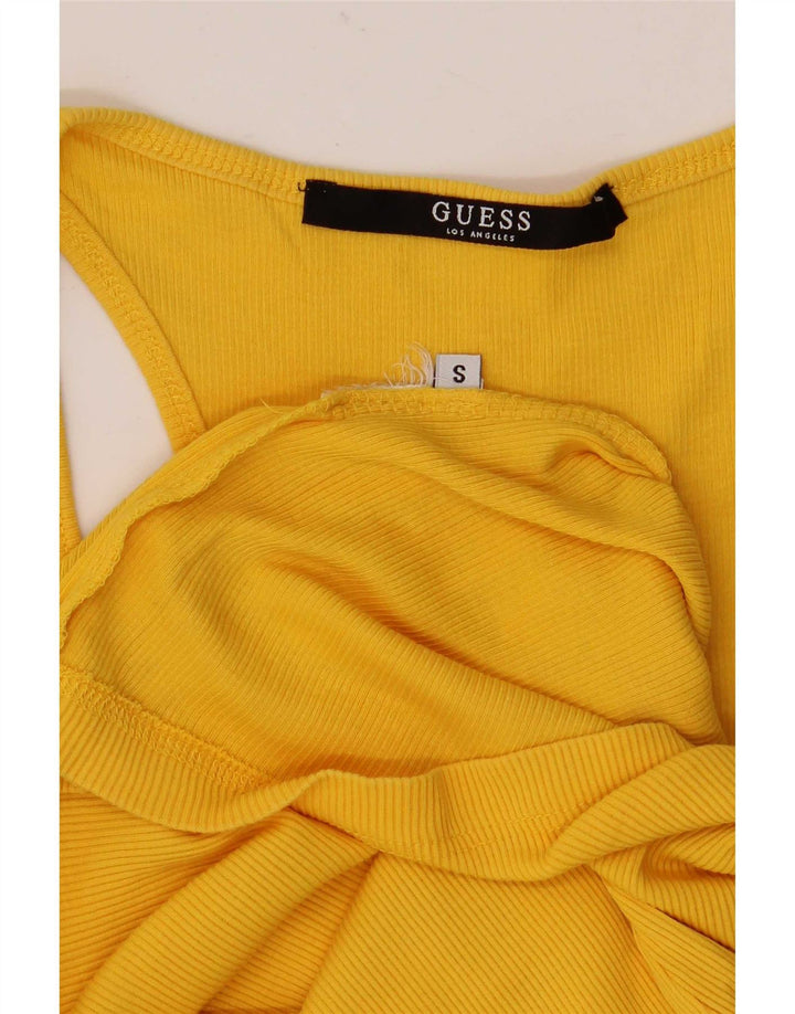Guess Grafisk Vest Top til kvinder 8 Lille Gul