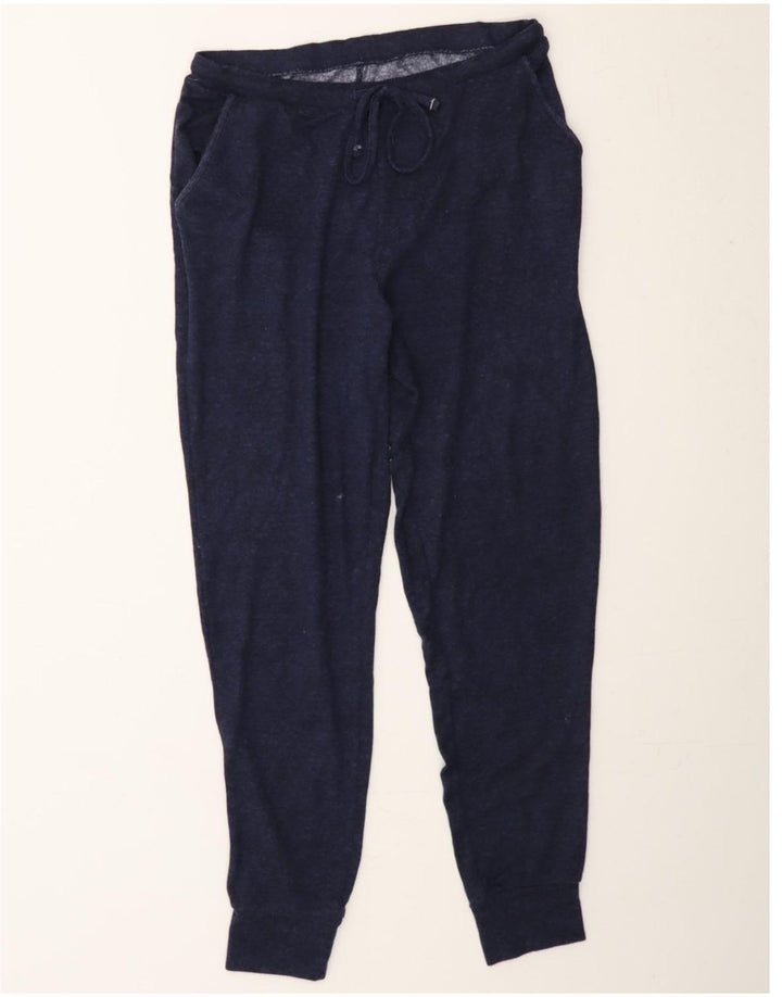 NAUTICA Womens Tracksuit Trousers Joggers UK 10 Small  Navy Blue Polyester Vintage Nautica and Second-Hand Nautica from Messina Hembry 