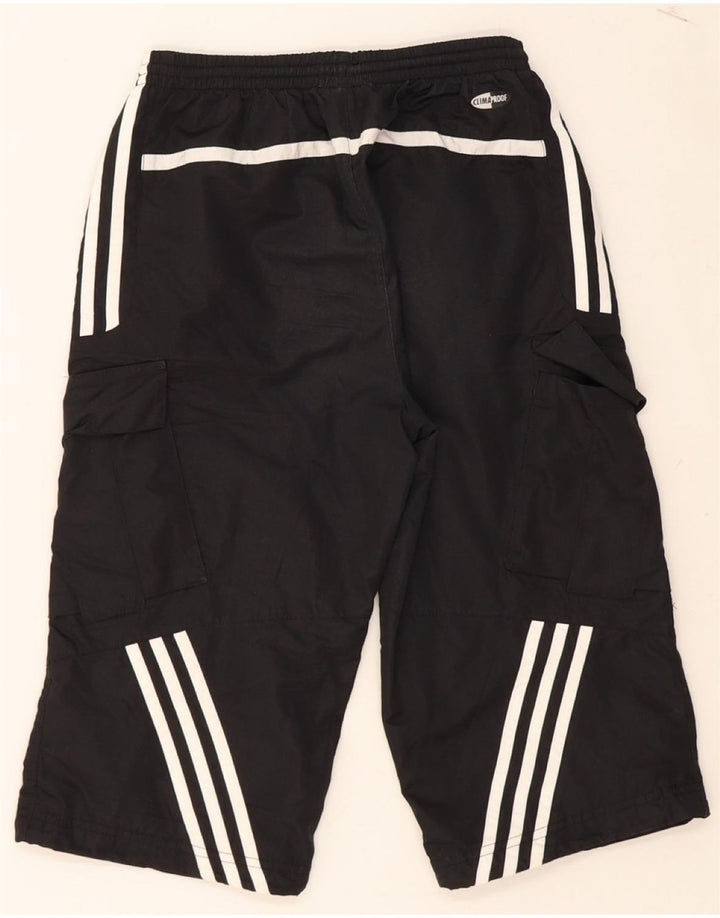 ADIDAS Boys Clima 365 Bermuda Sport Shorts 11-12 Years Black Polyester Vintage Adidas and Second-Hand Adidas from Messina Hembry 