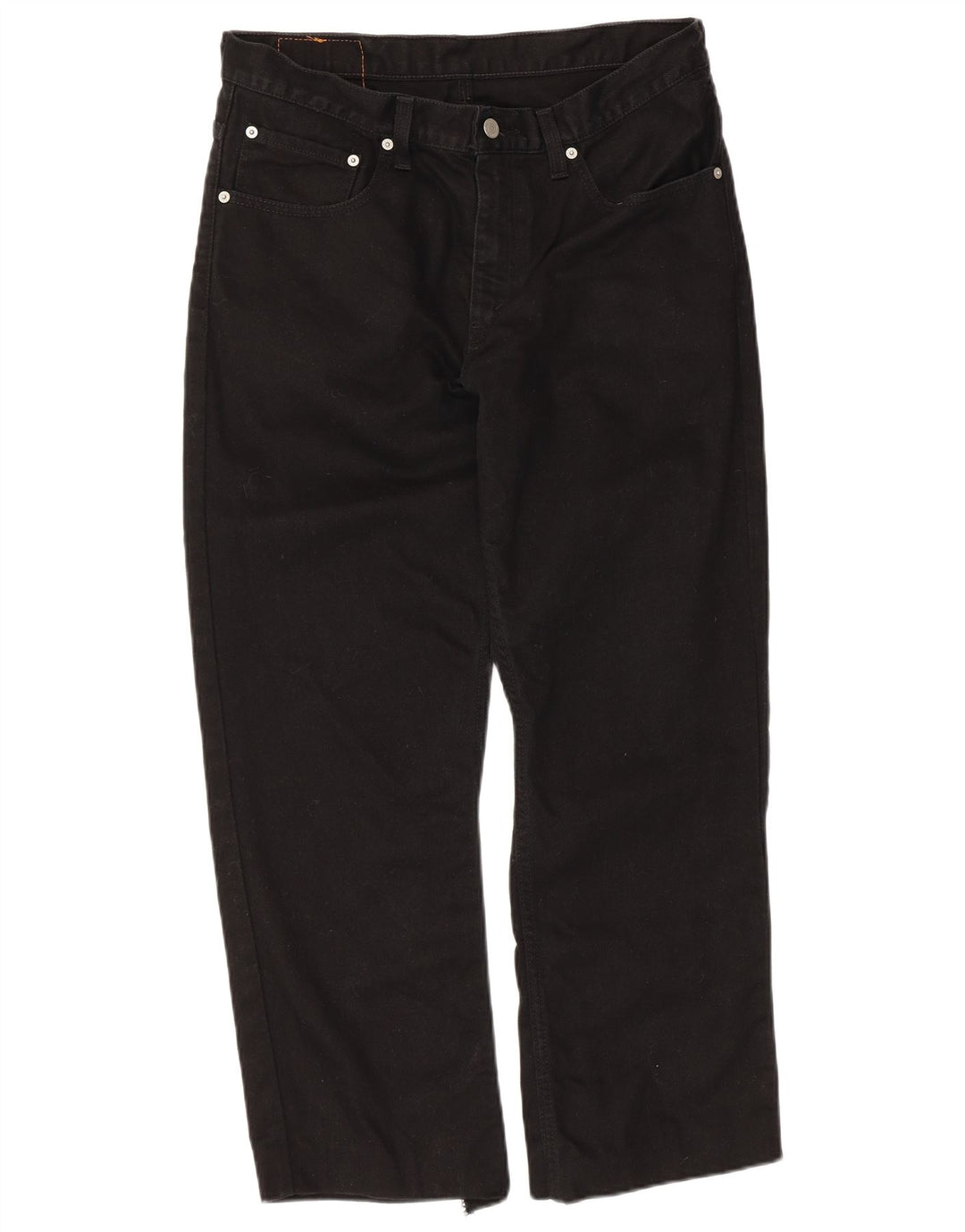 Levi's Herre 752 lige jeans W34 L26 sort bomuld