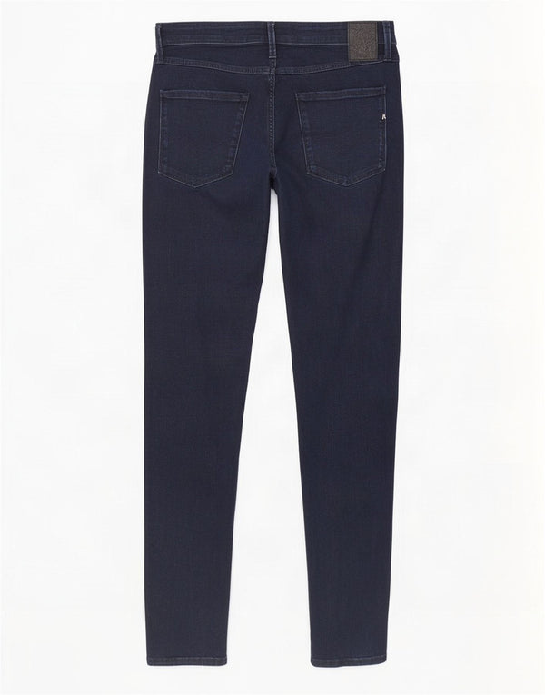 Replay Dame Anbass Slim Jeans W38 L34 Marineblå Bomuld