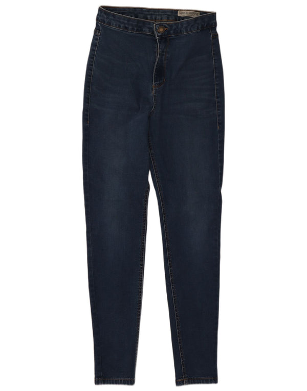 Marks & Spencer Womens Super Skinny Jeans UK 10 Small W28 L27 Blue Cotton
