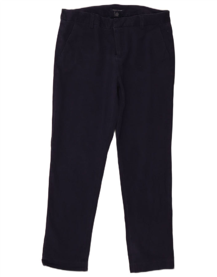 Tommy Hilfiger Lige Chinobukser til kvinder US 8 Medium W30 L27 Marineblå
