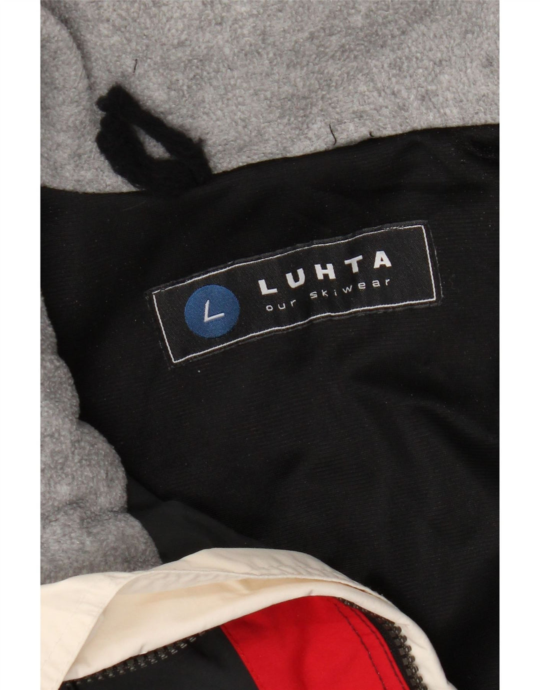 Luhta Skijakke til mænd UK 40 Large Navy Blue Colourblock Polyamid
