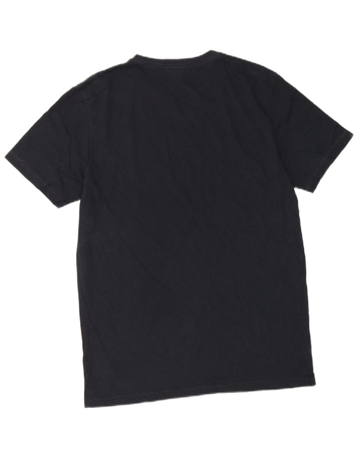 Reiss Herre T-Shirt Top Medium Marineblå Bomuld