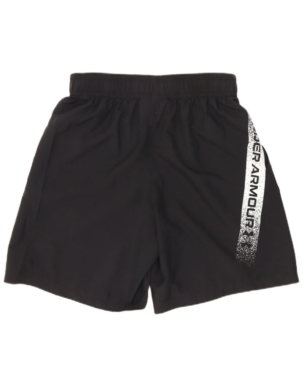 Under Armour Herre Grafisk Loose Fit Sportshorts Medium Sort Sports